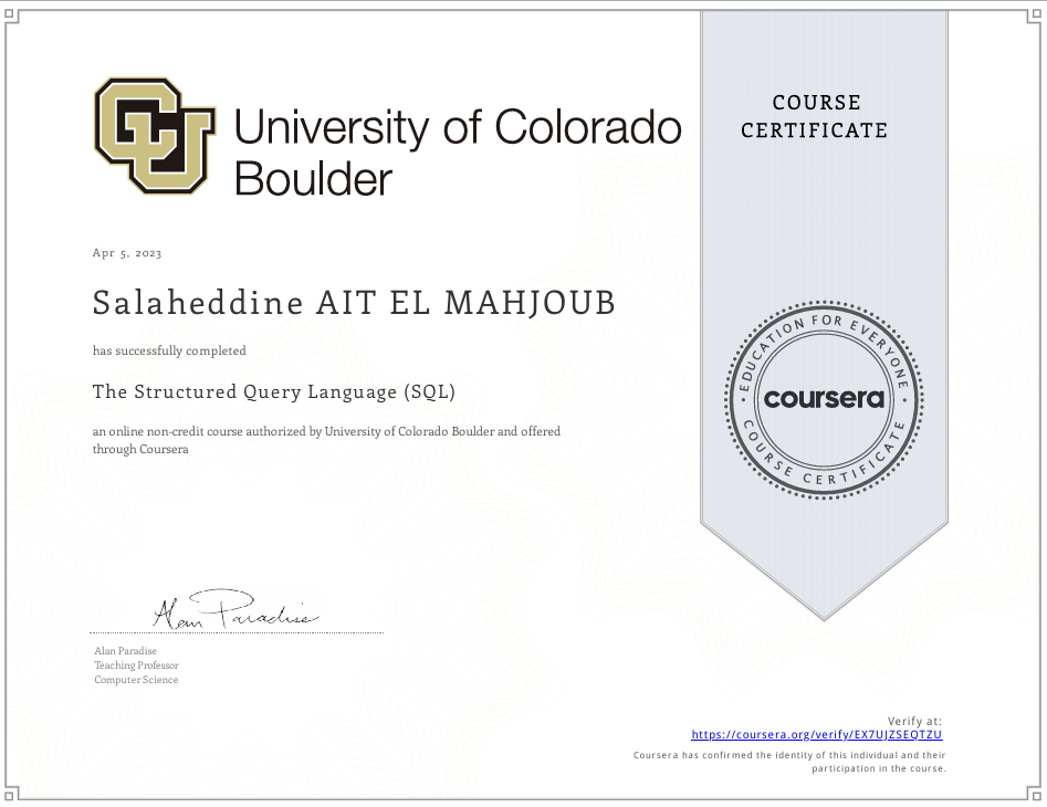Certification unix 